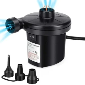ELECTRIC AIR PUMP INFLATOR FOR INFLATABLES CAMPING BED MATTRESS SWIMMING POOL